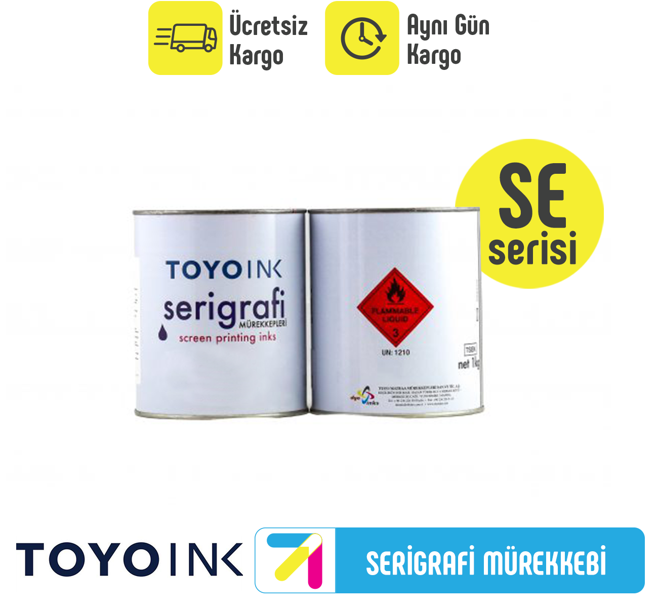 SE Serisi Serigrafi Mürekkepleri