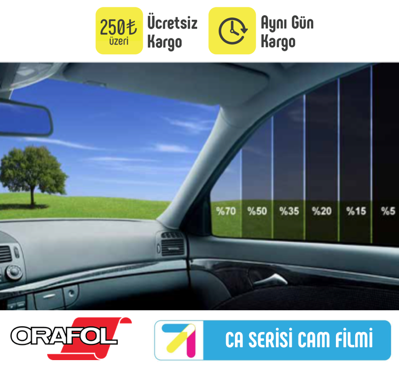 Oracal CA Serisi Cam Filmi