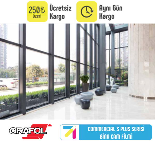 Oracal Commercial S Plus Serisi Bina Cam Filmi