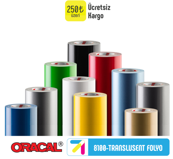 Oracal 8100 Serisi Translusent Folyo