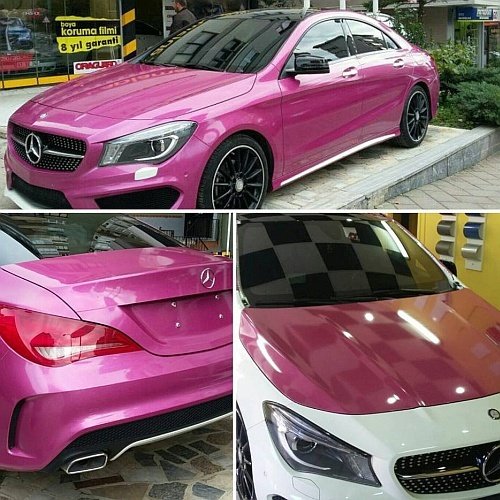 KPMF Premium Araç Kaplama Folyosu 2K75152 - KPMF Pink Glitter - Double Cast (L5) - En: 122cm