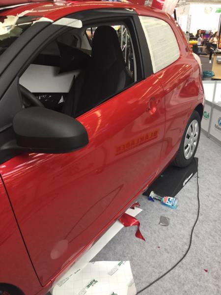 KPMF Premium Araç Kaplama Folyosu 2K75403A - KPMF Vengeance Red - Metalik (Hava Kanallı) (L4) - En: 152cm