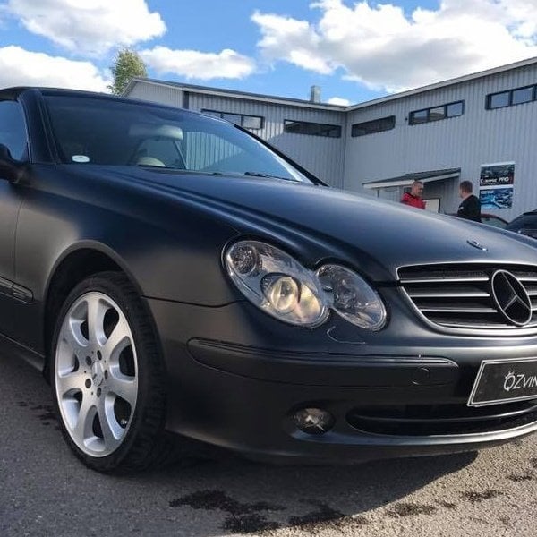 KPMF Premium Araç Kaplama Folyosu 2K75547A - KPMF Mat Perfect Black (Hava Kanallı)(L2) - En: 152cm