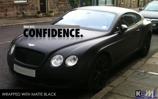 KPMF Premium Araç Kaplama Folyosu 2K89021A - KPMF Mat Black (Hava Kanallı)(L2) - En: 152cm