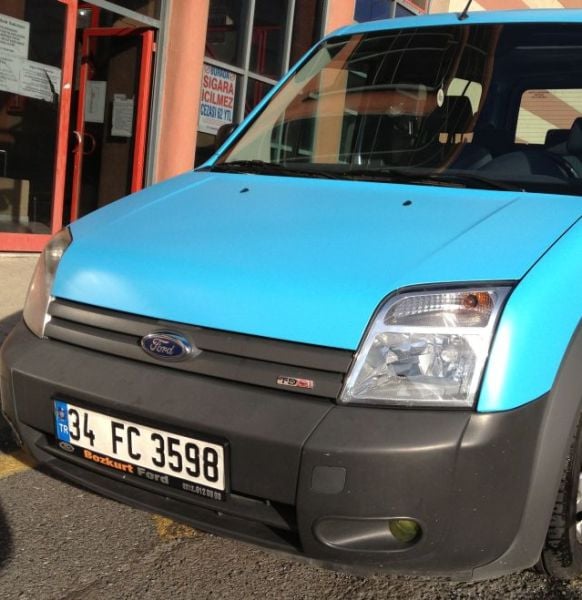 KPMF Premium Araç Kaplama Folyosu 2K89063A - KPMF Mat Sky Blue (Hava Kanallı)(L2) - En: 152cm