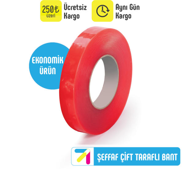 Ekonomik Şeffaf Çift Taraflı Bant