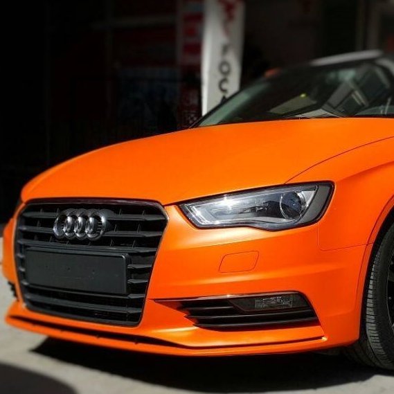 KPMF Premium Araç Kaplama Folyosu 2K89441A - KPMF Mat Sunset Orange (Hava Kanallı)(L2) - En: 152cm