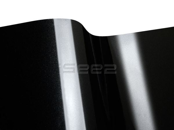 İsee2 Premium Araç Kaplama Folyoları 212.201AN - Diamond Black (Hava Kanallı) - En: 152cm - Boy: 25m