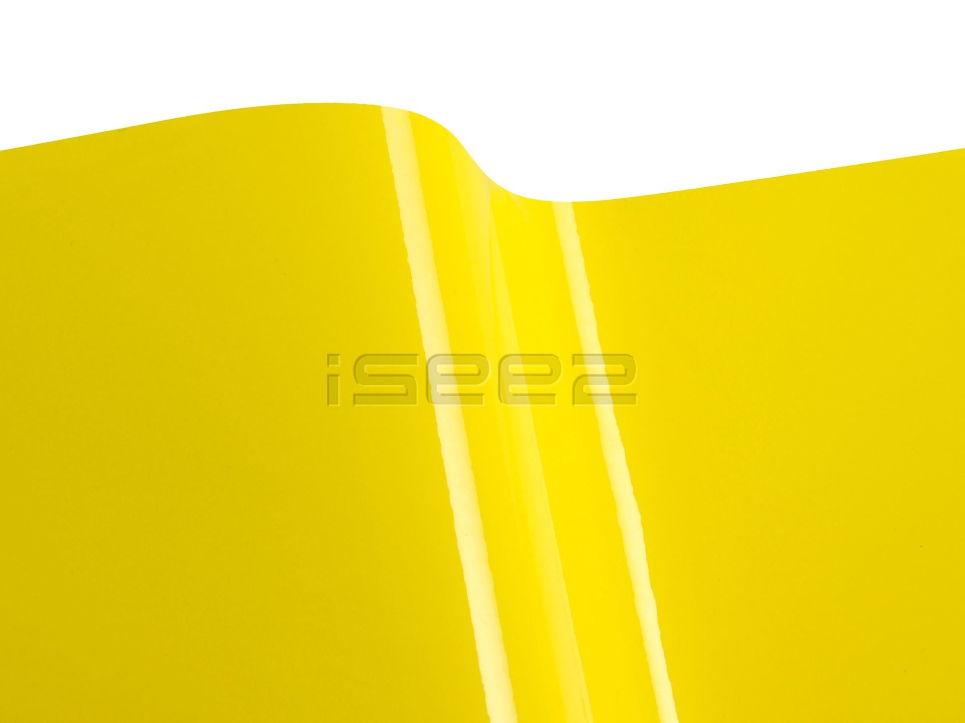 İsee2 Premium Araç Kaplama Folyoları 270.301A - Lemon Yellow (Hava Kanallı) - En: 152cm