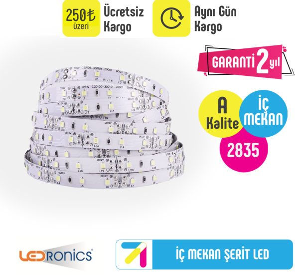 A Kalite 2835 İç Mekan Şerit Led