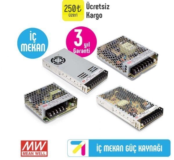 MeanWell İç Mekan Güç Kaynağı