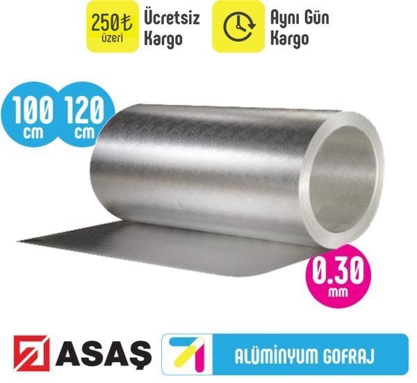 Alüminyum Gofraj 0.30 Rulo